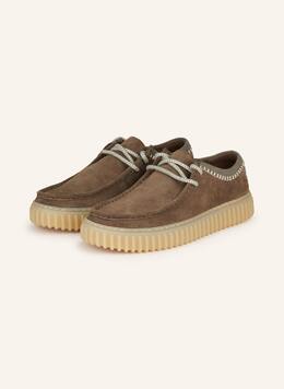 Clarks Originals: Зелёные туфли 