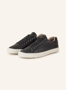 Allsaints: Чёрные кроссовки 