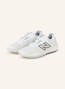 New Balance: Белые туфли 