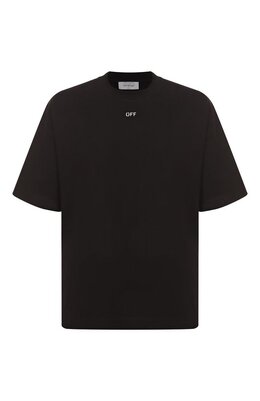 Off-White: Хлопковая футболка 