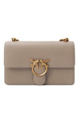 Pinko: Бежевая сумка  Classic Love