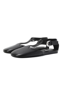 Jil Sander: Чёрные балетки 