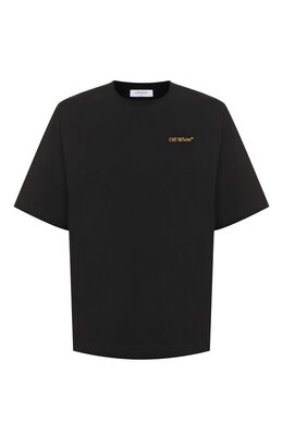 Off-White: Хлопковая футболка 