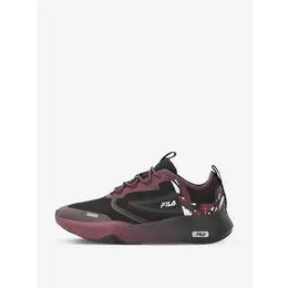 Fila: Бордовые кроссовки 