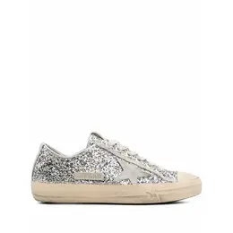 Golden Goose: Серебристые кроссовки  V-Star