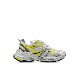 BALENCIAGA: Серебристые кроссовки  Runner
