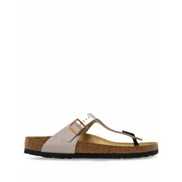 Birkenstock: Розовые шлёпанцы  Gizeh Birko Flor