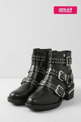Guess: Чёрные ботинки 