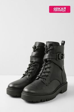 Guess: Чёрные ботинки 