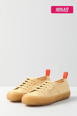 Superga: Бежевые кеды 