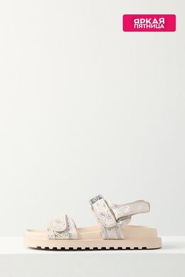 Guess: Бежевые сандалии 