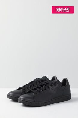 Adidas: Чёрные кеды  Stan Smith