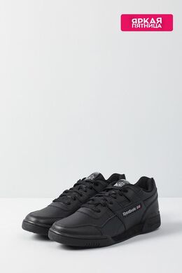 REEBOK: Чёрные кеды  Workout Plus