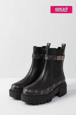 Guess: Чёрные ботинки 