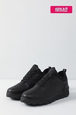 Geox: Чёрные кроссовки 