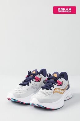 Saucony: Серые кроссовки 