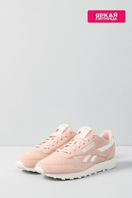 REEBOK: Розовые кроссовки  Classic Leather