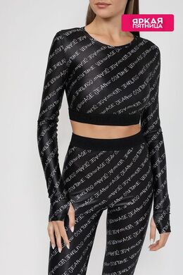 VERSACE JEANS COUTURE: Чёрный топ 
