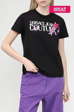 VERSACE JEANS COUTURE: Хлопковая футболка 