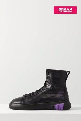 EMPORIO ARMANI: Чёрные кеды 