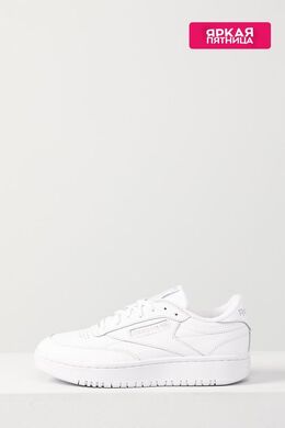REEBOK: Белые кроссовки  Club C Double