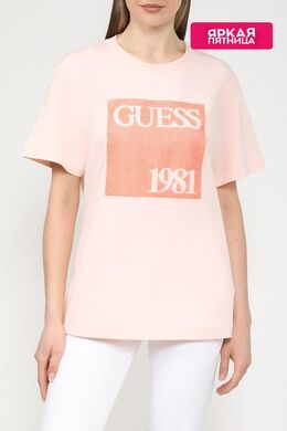 Guess: Хлопковая футболка 