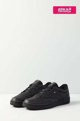 REEBOK: Чёрные кеды  Club C 85