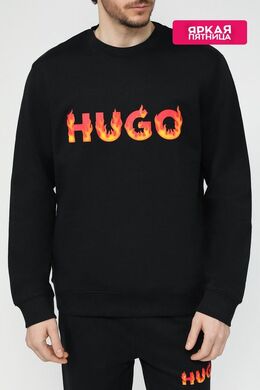HUGO: Свитшот из футера 