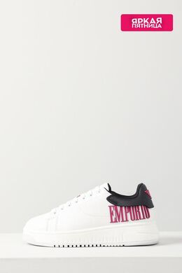 EMPORIO ARMANI: Белые кеды 