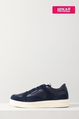 EMPORIO ARMANI: Синие кеды 