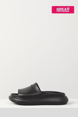 EMPORIO ARMANI: Чёрные шлёпанцы 