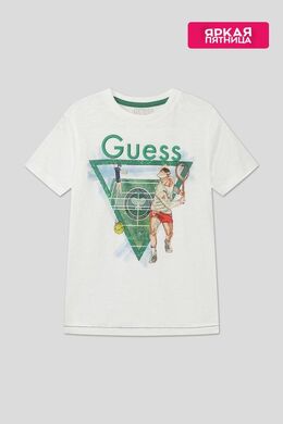 Guess: Хлопковая футболка 