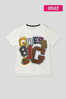 Guess: Хлопковая футболка 