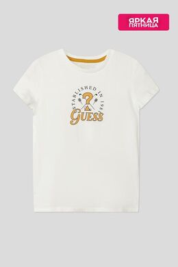 Guess: Хлопковая футболка 