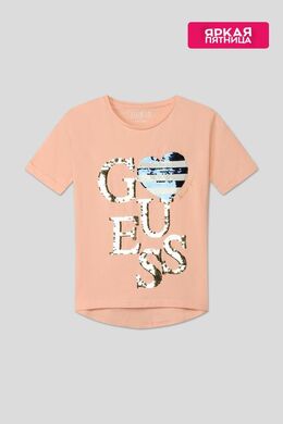Guess: Хлопковая футболка 