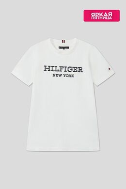 Tommy Hilfiger: Хлопковая футболка 
