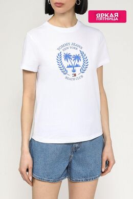 Tommy Jeans: Хлопковая футболка 