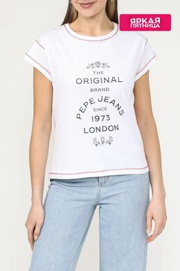 PEPE JEANS: Хлопковая футболка 