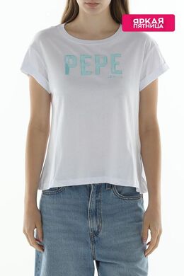 PEPE JEANS: Хлопковая футболка 