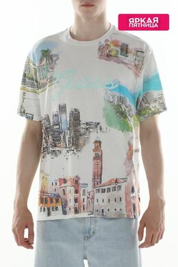 Guess: Хлопковая футболка 