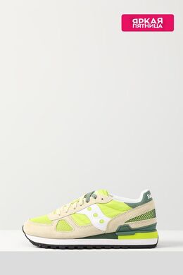 Saucony: Бежевые кроссовки  Shadow