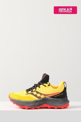 Saucony: Жёлтые кроссовки  Endorphin