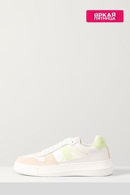 Calvin Klein: Белые кеды  Cupsole