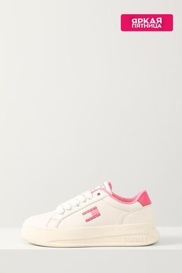 Tommy Hilfiger: Белые кеды  City