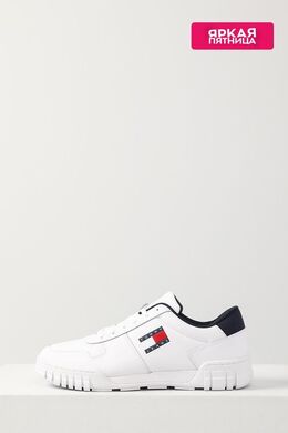 Tommy Hilfiger: Белые кроссовки 