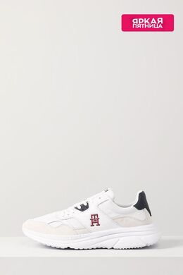 Tommy Hilfiger: Белые кроссовки 