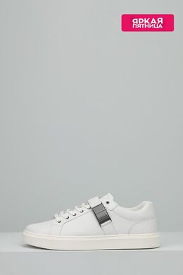 Calvin Klein: Белые кеды 