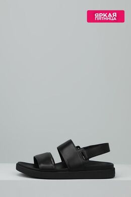 Calvin Klein: Чёрные сандалии 
