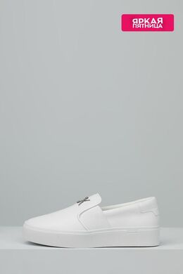 Calvin Klein: Белые кеды 