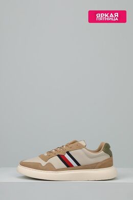 Tommy Hilfiger: Бежевые кроссовки 